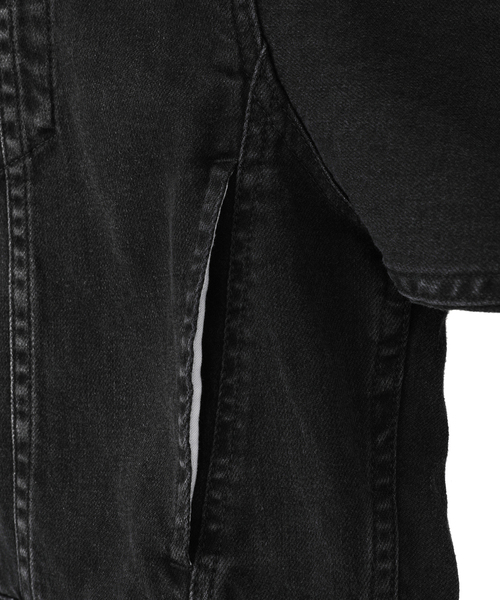 Tiara（ティアラ）の「【HEALTHY DENIM/ヘルシーデニム】デニムジャケット（Latte）（デニムジャケット・レディース・ブラック・1）」の6枚目の写真