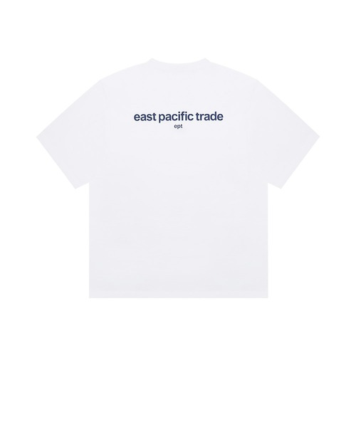 EPT(イーピーティー)の「Color Box Logo T-Shirt (White/Navy)(Tシャツ/カットソー・レディース・ホワイト・LARGE/MEDIUM/SMALL)」の2枚目の写真