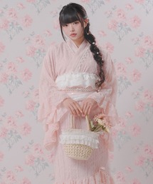 セール】お嬢様パールレースフリル浴衣（浴衣）｜DearMyLove（ディア