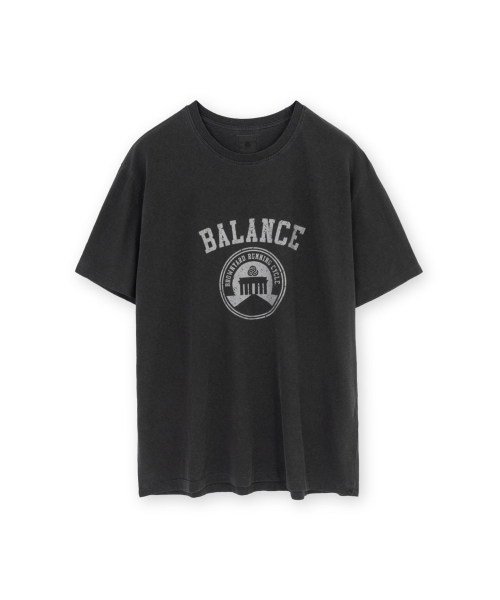 BROWNYARD BALANCE(ブラウンヤード・バランス)の「ベルリンハーフスリーブ, ウォッシュドブラック(Tシャツ/カットソー・メンズ・その他・4/3/5)」の1枚目の写真