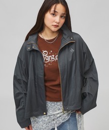 【別注】アディダス adidas ラックスフローしわ加工ウーブン ルーズフィット ジャケット 限定コラボ