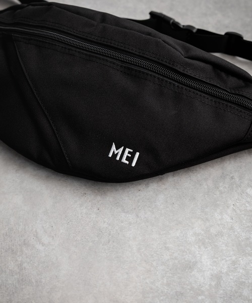 MEI（メイ）の「MEI メイ BOTTOMLINE M ハーフムーンショルダーバッグ/ウエストポーチ（ショルダーバッグ・メンズ・ブラック/グレー/ベージュ/オリーブドラブ・FREE）」の20枚目の写真