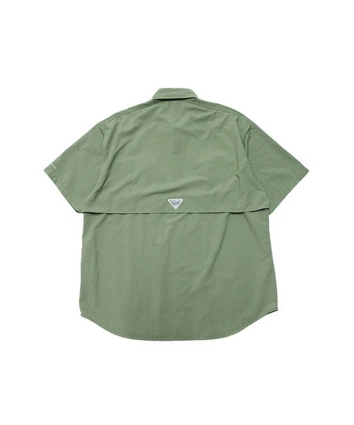 Columbia(コロンビア)の「Columbia 【コロンビア】- 半袖シャツ【BAHAMA II S/S SHIRT CYPRESS FM7047-317】(シャツ/ブラウス・メンズ・オリーブ・L)」の2枚目の写真