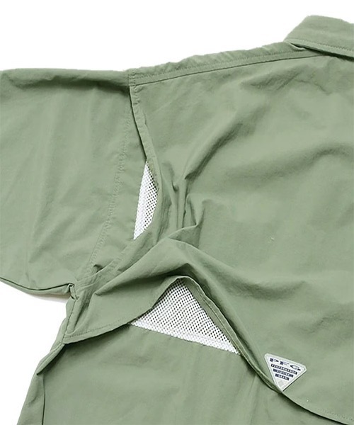 Columbia(コロンビア)の「Columbia 【コロンビア】- 半袖シャツ【BAHAMA II S/S SHIRT CYPRESS FM7047-317】(シャツ/ブラウス・メンズ・オリーブ・L)」の3枚目の写真