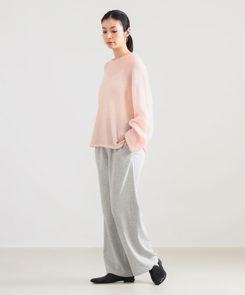 Demi-Luxe BEAMS（デミルクス ビームス）の「モヘヤ シルク ロングスリーブニット（ニット/セーター・レディース・ピンク/グレー・ONE SIZE）」の11枚目の写真