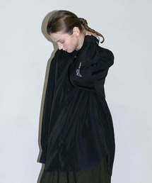 my beautiful landlet（マイビューティフルランドレット）の「【my beautiful landlet】 WOOLMIX AIRY TYPEWRITER OVERSIZE SHIRT（シャツ/ブラウス）」