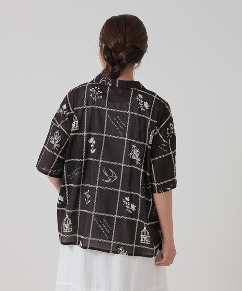 HEART MARKET（ハートマーケット）の「パッチワーク刺繍シャツ（シャツ/ブラウス・レディース・ホワイト/ナチュラル/ブラック・FREE）」の20枚目の写真