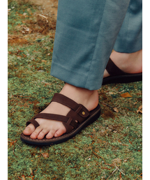 JERUSALEM SANDALS（エルサレム サンダル）の「78NN JABIN_BROWN (ヤビン)（サンダル）」