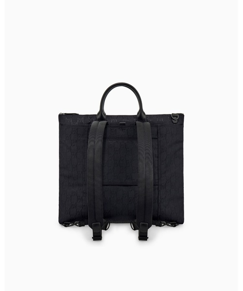EMPORIO ARMANI（エンポリオアルマーニ）の「【エンポリオ アルマーニ】モノグラムエンボス フラップポケット トートバッグ（トートバッグ・メンズ・ブラック系・FREE）」の8枚目の写真