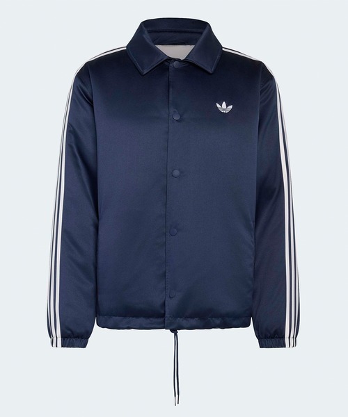 adidas(アディダス)の「adidas/アディダス adidas Originals トレフォイル コーチジャケット トレフォイル スリーストライプ メンズ ストリート スポーティ 2026年秋冬 秋服 冬服(ナイロンジャケット・メンズ・ネイビー/ブラック・S/M/L/XL/XS)」の3枚目の写真