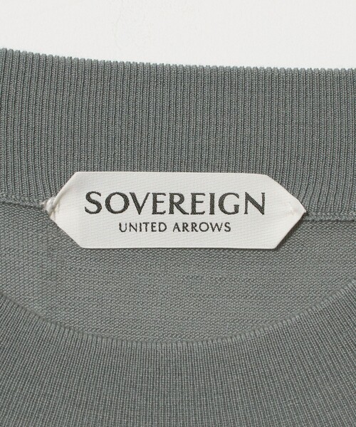 SOVEREIGN(ソブリン)の「<SOVEREIGN>ハイゲージ モックネック ニット(ニット/セーター・メンズ・ライトグレー/ライム/ブラック・L/M)」の12枚目の写真