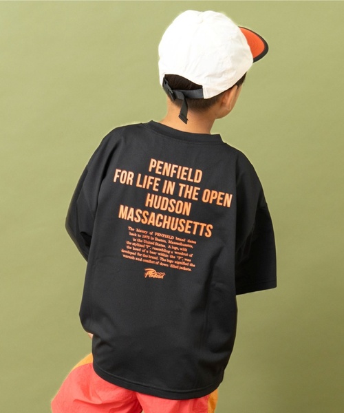 セール】【Penfield】【親子リンク】【接触冷感】キッズメッセージロゴ