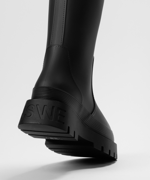 NSWE（ヌシェ）の「VLOCKER ロングレインブーツ7CM (ブラック) -NSW101BK（レインシューズ・レディース・ブラック・8.5）」の7枚目の写真