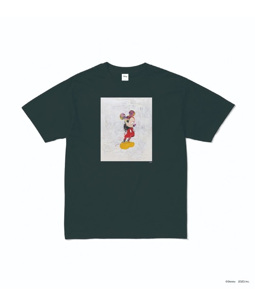 Disney(ディズニー)の「Mickey Mouse-melancholy-/ T-shirt Designed by Yukimasa Ida(Tシャツ/カットソー・メンズ・ホワイト/ブラック・XXL/XL/L/M)」の2枚目の写真