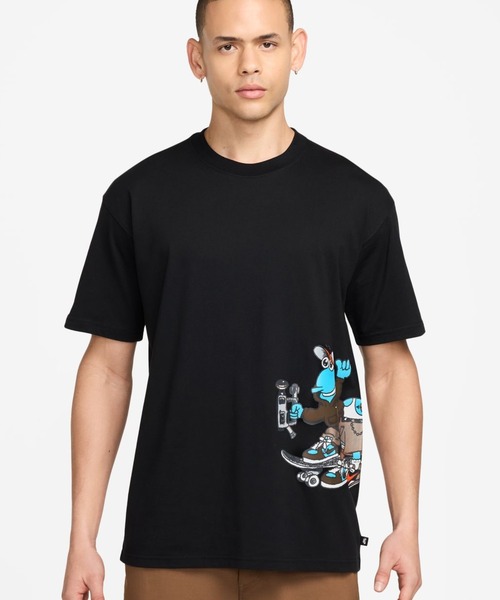 NIKE（ナイキ）の「ナイキ NIKE ナイキSB LSE SK8PILLAR（Tシャツ/カットソー・メンズ・ホワイト/ブラック・L/M/S/3L/LL）」の2枚目の写真