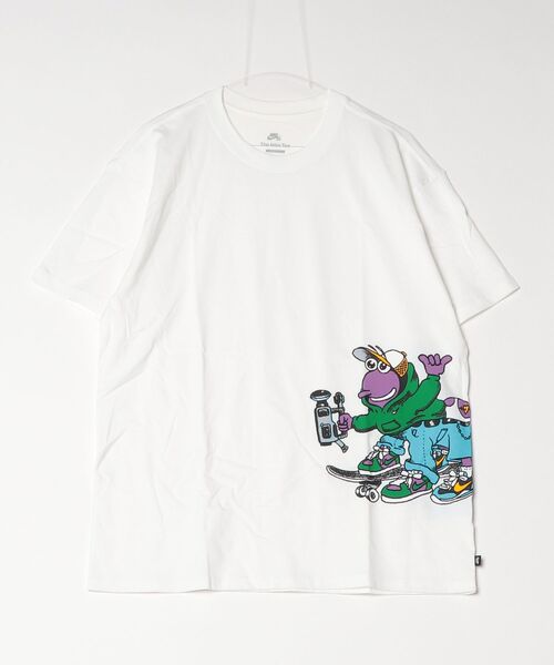 NIKE（ナイキ）の「ナイキ NIKE ナイキSB LSE SK8PILLAR（Tシャツ/カットソー・メンズ・ホワイト/ブラック・L/M/S/3L/LL）」の8枚目の写真