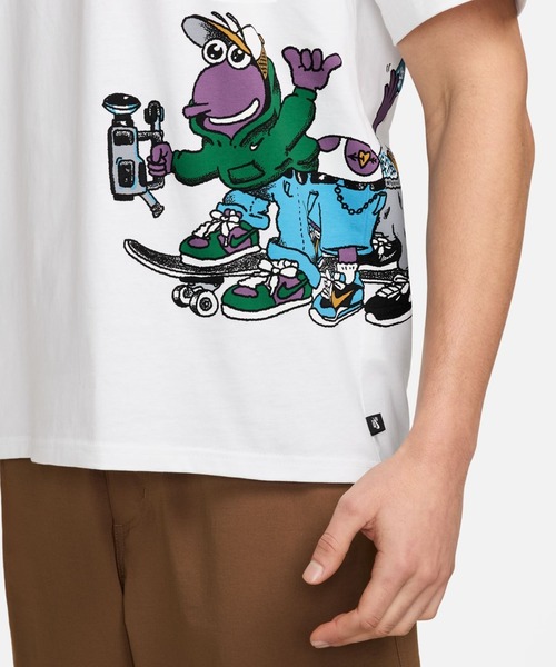 NIKE（ナイキ）の「ナイキ NIKE ナイキSB LSE SK8PILLAR（Tシャツ/カットソー・メンズ・ホワイト/ブラック・L/M/S/3L/LL）」の5枚目の写真