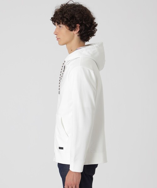 BLACK LABEL CRESTBRIDGE(ブラックレーベル・クレストブリッジ)の「クレストブリッジチェックコンビバックパイルパーカー(パーカー・メンズ・オフホワイト/ライトグレー/ベージュ系その他3/ブラック・XL/L/M)」の7枚目の写真