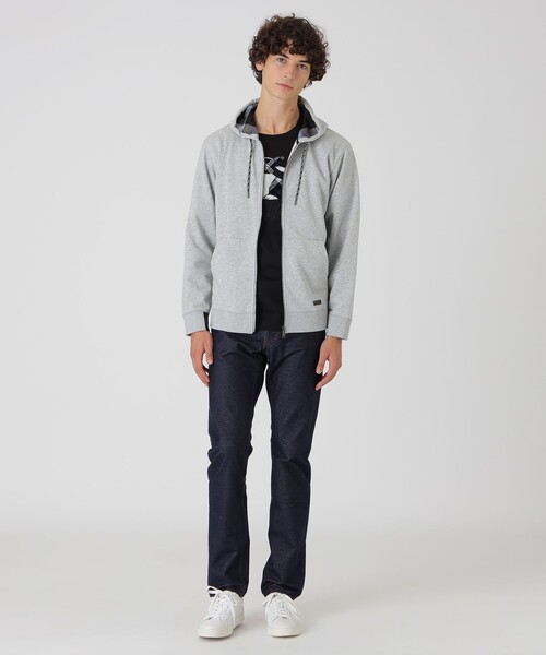 BLACK LABEL CRESTBRIDGE(ブラックレーベル・クレストブリッジ)の「クレストブリッジチェックコンビバックパイルパーカー(パーカー・メンズ・オフホワイト/ライトグレー/ベージュ系その他3/ブラック・XL/L/M)」の15枚目の写真