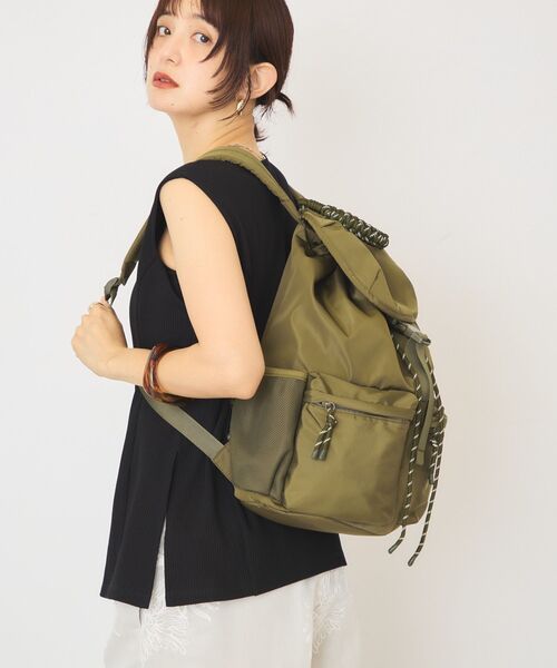 AMERICAN HOLIC（アメリカンホリック）の「7DAYS BAG/リュック（バックパック/リュック・レディース・ブラック/カーキ・FREE）」の15枚目の写真