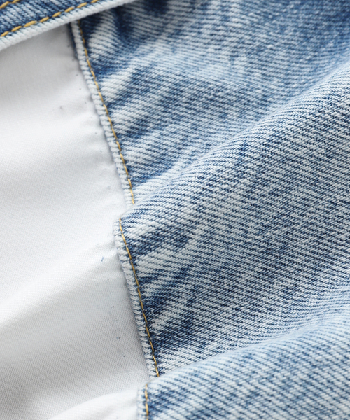 Maison Margiela(メゾンマルジェラ)の「MAISON MARGIELA(メゾン マルジェラ) CONTRAST POCKET DENIM TROUSERS(デニムパンツ・メンズ・ブルー系その他・48/46)」の4枚目の写真