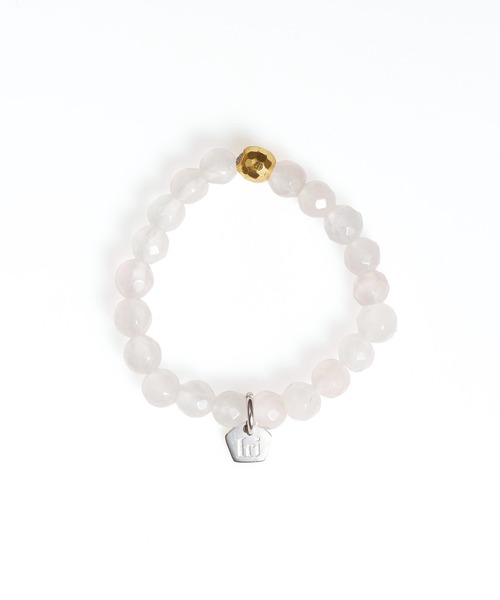 Irise coffret（イリスコフレ）の「［Terra］ローズクォーツ リング｜Rose Quartz ring（リング・レディース・ライトピンク・11号/13号/15号）」の2枚目の写真