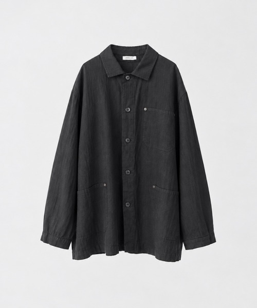 CANAL JEAN(キャナルジーン)の「choice_cnl コットンカバーオール(その他アウター・レディース・カーキ/ブラック・ONE SIZE)」の2枚目の写真