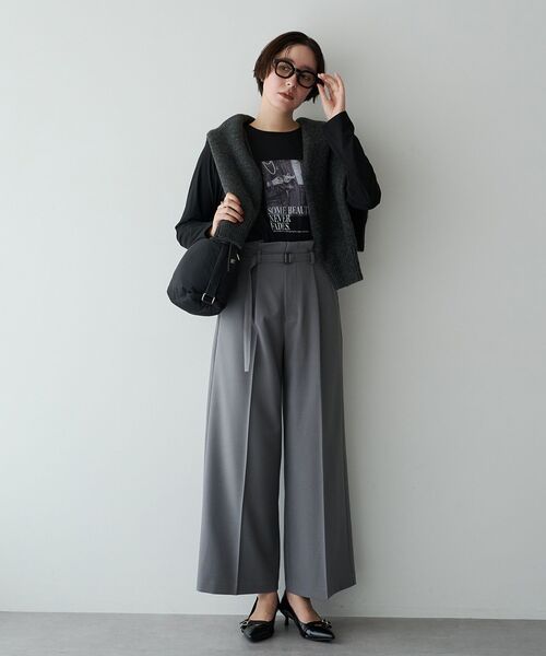 YECCA VECCA(イェッカヴェッカ)の「フォトプリントロンTee(Tシャツ/カットソー・レディース・ブラック/オフホワイト・FREE)」の14枚目の写真