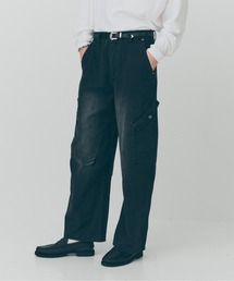 MILITARY | 【MAISON CLUB】Aged Wide Curve Cargo Pants / エイジングワイドカーブカーゴパンツ SNF(カーゴパンツ)