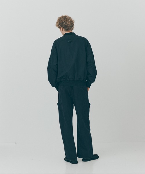 MILITARY(ミリタリー)の「【MAISON CLUB】Aged Wide Curve Cargo Pants / エイジングワイドカーブカーゴパンツ SNF(カーゴパンツ・メンズ・ブラック/グレー・M/L)」の13枚目の写真