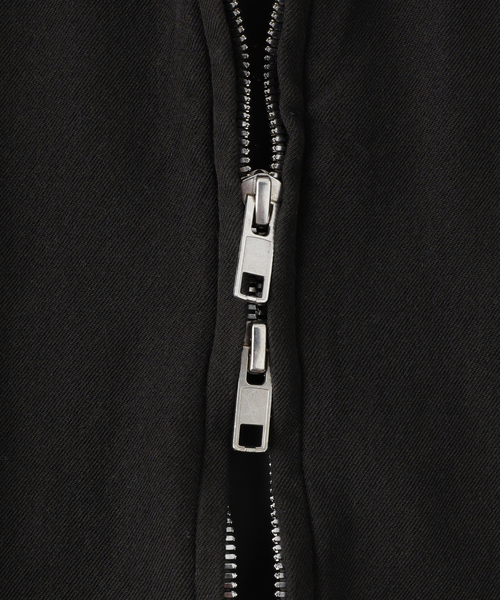 HERILL（ヘリル）の「HERILL / ヘリル BACKSATIN ZIP-UP JACKET（その他アウター・メンズ・ブラウン・2/1）」の2枚目の写真