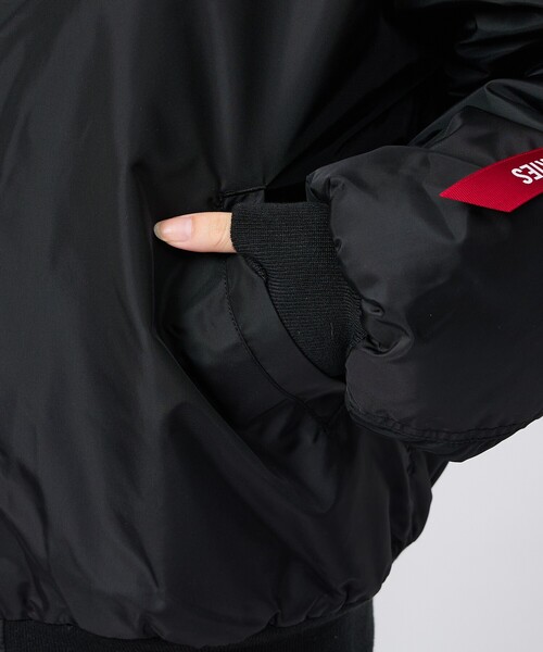 Alpha Industries(アルファインダストリーズ)の「【ALPHA / アルファ】MA-1 RELAXED FIT FLIGHT JACKET / オックスフォード リラックスフィット フライトジャケット / ユニセックス(ブルゾン・メンズ・カーキ/ブラック・XL/L/M)」の15枚目の写真