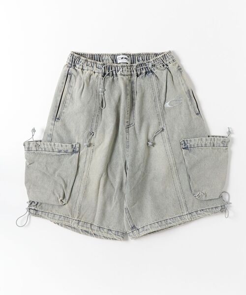 F-LAGSTUF-F(フラグスタフ)の「CPG ANOMALY CORD DENIM HALF PANTS(その他パンツ・メンズ・ブルー/Black・LARGE/MEDIUM)」の2枚目の写真