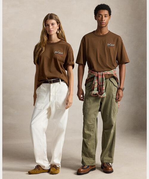 POLO RALPH LAUREN(ポロ ラルフ ローレン)の「リラックス フィット Polo Sport Tシャツ(Tシャツ/カットソー・メンズ・ブラウン系・M/L)」の1枚目の写真
