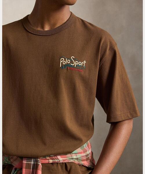 POLO RALPH LAUREN(ポロ ラルフ ローレン)の「リラックス フィット Polo Sport Tシャツ(Tシャツ/カットソー・メンズ・ブラウン系・M/L)」の6枚目の写真