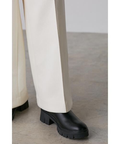 YLEVE（イレーヴ）の「［別注］YLEVE / TWEEDY BONDING JERSEY WIDE TR（その他パンツ・レディース・ホワイト/ブラック・2/1/0）」の10枚目の写真