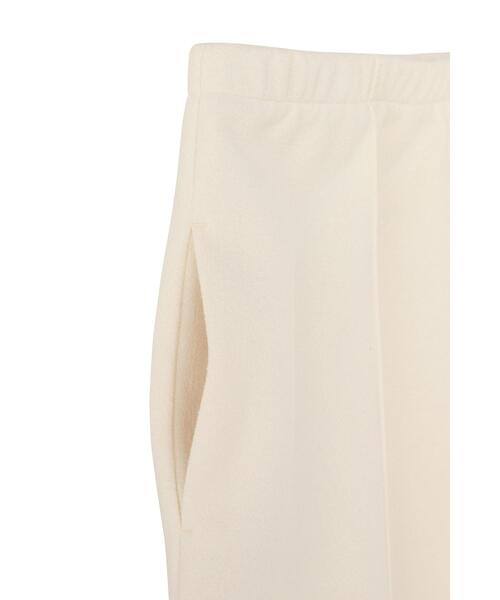 YLEVE（イレーヴ）の「［別注］YLEVE / TWEEDY BONDING JERSEY WIDE TR（その他パンツ・レディース・ホワイト/ブラック・2/1/0）」の14枚目の写真
