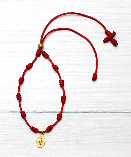 FACES(7)(フェイシーズセブン)の「【FACES(7)】ロザリオコードアンクレット -MARIA- (BRASS)(アンクレット・メンズ・ブラック/レッド/ブルー/ネイビー/イエロー/オレンジ/グリーン/ピンク/ライトブルー/ライトピンク・FREE)」の18枚目の写真