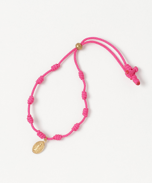 FACES(7)(フェイシーズセブン)の「【FACES(7)】ロザリオコードアンクレット -MARIA- (BRASS)(アンクレット・メンズ・ブラック/レッド/ブルー/ネイビー/イエロー/オレンジ/グリーン/ピンク/ライトブルー/ライトピンク・FREE)」の8枚目の写真