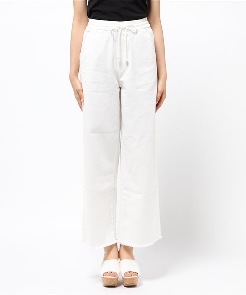 MOUSSY（マウジー）の「EASY DENIM WIDE PT（デニムパンツ・レディース・ホワイト・1）」の6枚目の写真
