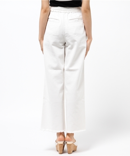 MOUSSY（マウジー）の「EASY DENIM WIDE PT（デニムパンツ・レディース・ホワイト・1）」の8枚目の写真