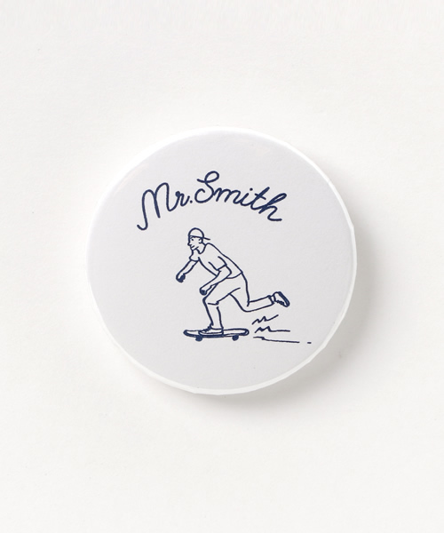 WEGO（ウィゴー）の「WEGO/Mr.Smith缶バッジ（バッジ・メンズ・イエロー/レッド/ホワイト・FREE）」の2枚目の写真