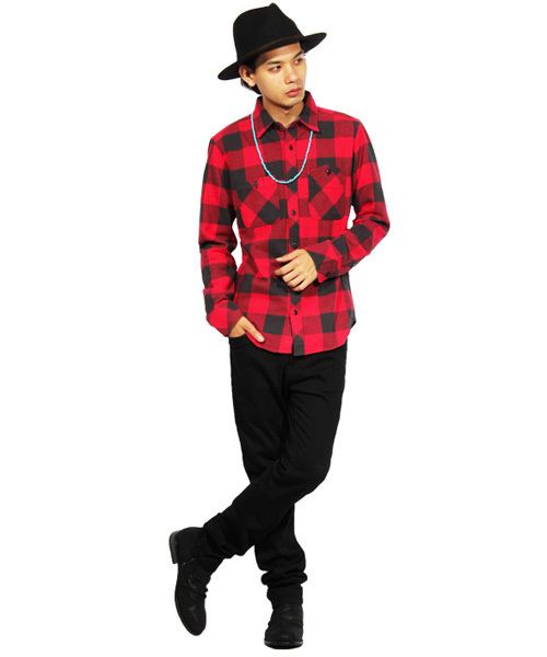 8(eight)(エイト)の「ロング ビーズネックレス シルバービーズ インディアンジュェリー (ネックレス・メンズ・レッド/ブラック/ブルー・FREE)」の17枚目の写真