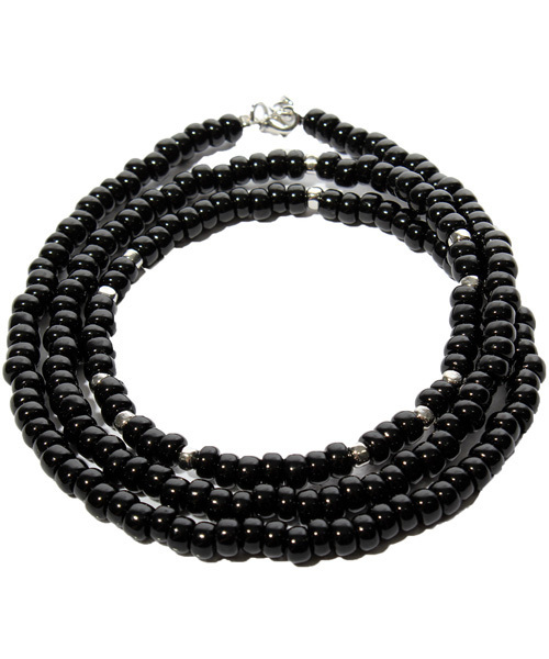 8(eight)(エイト)の「ロング ビーズネックレス シルバービーズ インディアンジュェリー (ネックレス・メンズ・レッド/ブラック/ブルー・FREE)」の18枚目の写真