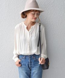 SHIPS | ナシジギャザーブラウス◇(シャツ/ブラウス)