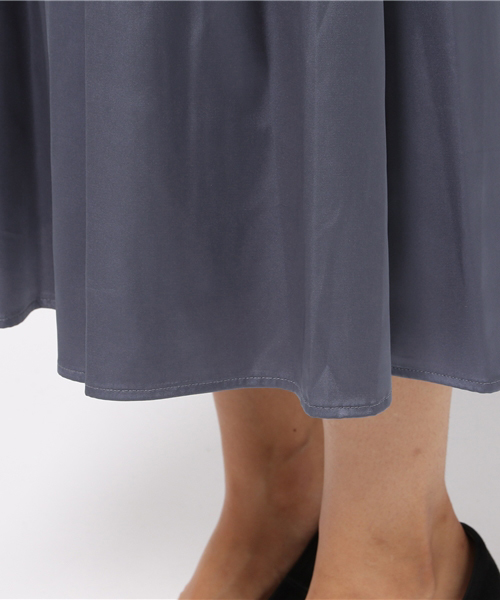 N.(N. Natural Beauty Basic)(エヌエヌナチュラルビューティーベーシック)の「サテンガウチョパンツ(その他パンツ・レディース・ブルー/ベージュ/ピンク・MEDIUM)」の10枚目の写真