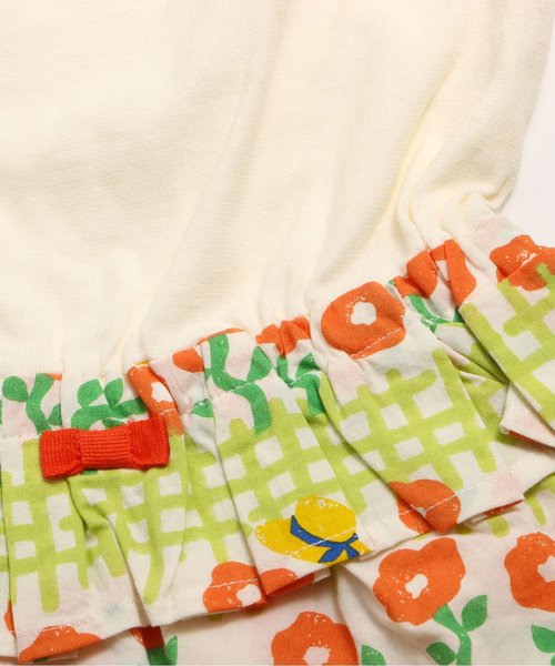 Petit jam（プチジャム）の「初夏の3柄ドッキングワンピース（ワンピース・キッズ・イエロー/アイボリー/グレー・80/95/100/120/90/110/130）」の11枚目の写真