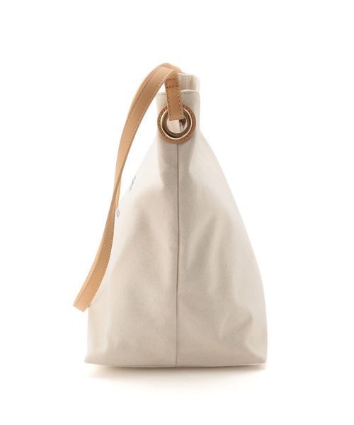 VIS（ビス）の「ロゴプリントキャンバスショルダーバッグ（トートバッグ・レディース・ベージュ/ブラック・FREE）」の3枚目の写真