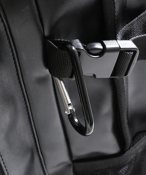 WEGO（ウィゴー）の「WEGO/フェイクレザースクールビッグリュック（バックパック/リュック・メンズ・ブラック/サックスブルー/ライトピンク/ホワイト・FREE）」の18枚目の写真