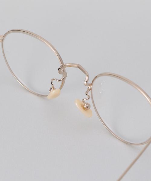 Oliver Goldsmith（オリバーゴールドスミス）の「＜OLIVER GOLD SMITH＞RADLETT EYEWEAR/ｱｲｳｪｱ（メガネ・メンズ・ゴールド/シルバー・FREE）」の5枚目の写真